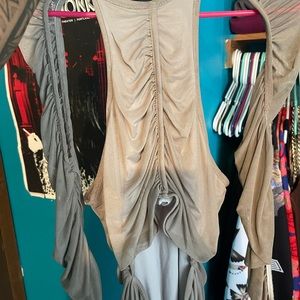 PrettyLittleThing 2x cut out ruched body con